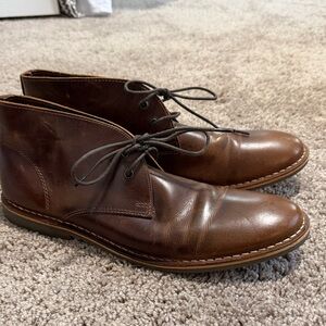 Franco Fortini Dark Brown Chukka Boots